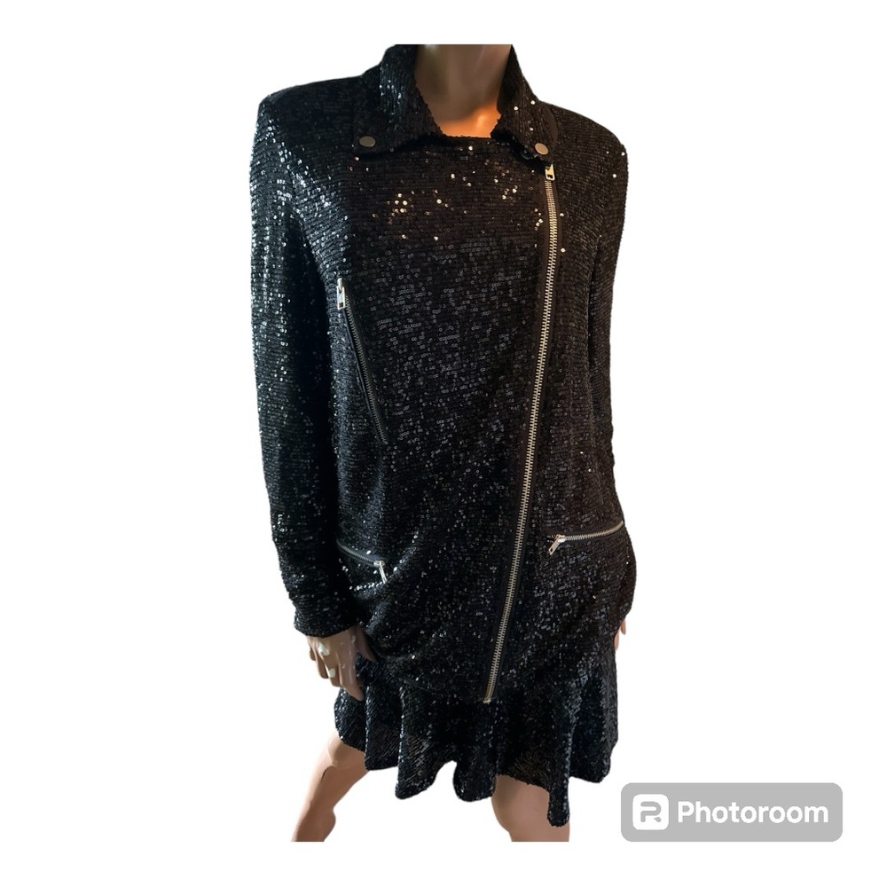 Free People/We The Free medium black sequined top - Picture 2 of 16